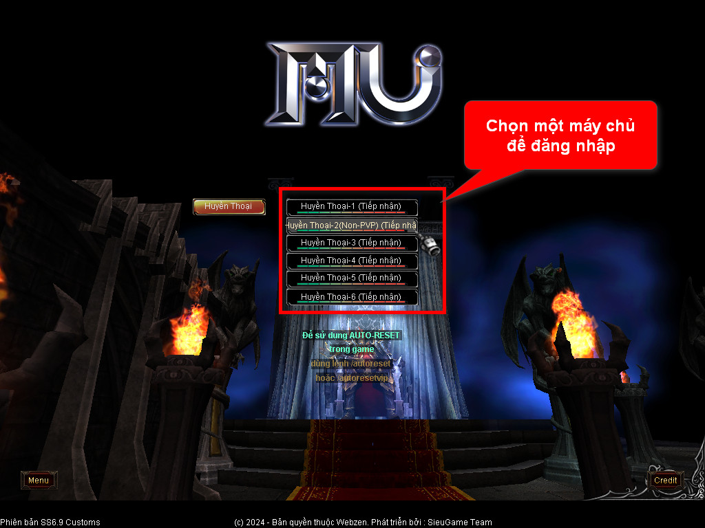 Chức năng chính của Game MU Uy Long Chức năng chính của Game MU Uy Long