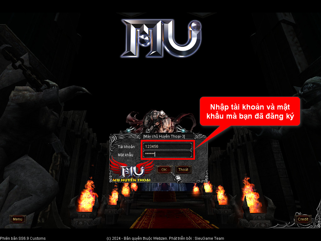 Chức năng chính của Game MU Uy Long Chức năng chính của Game MU Uy Long